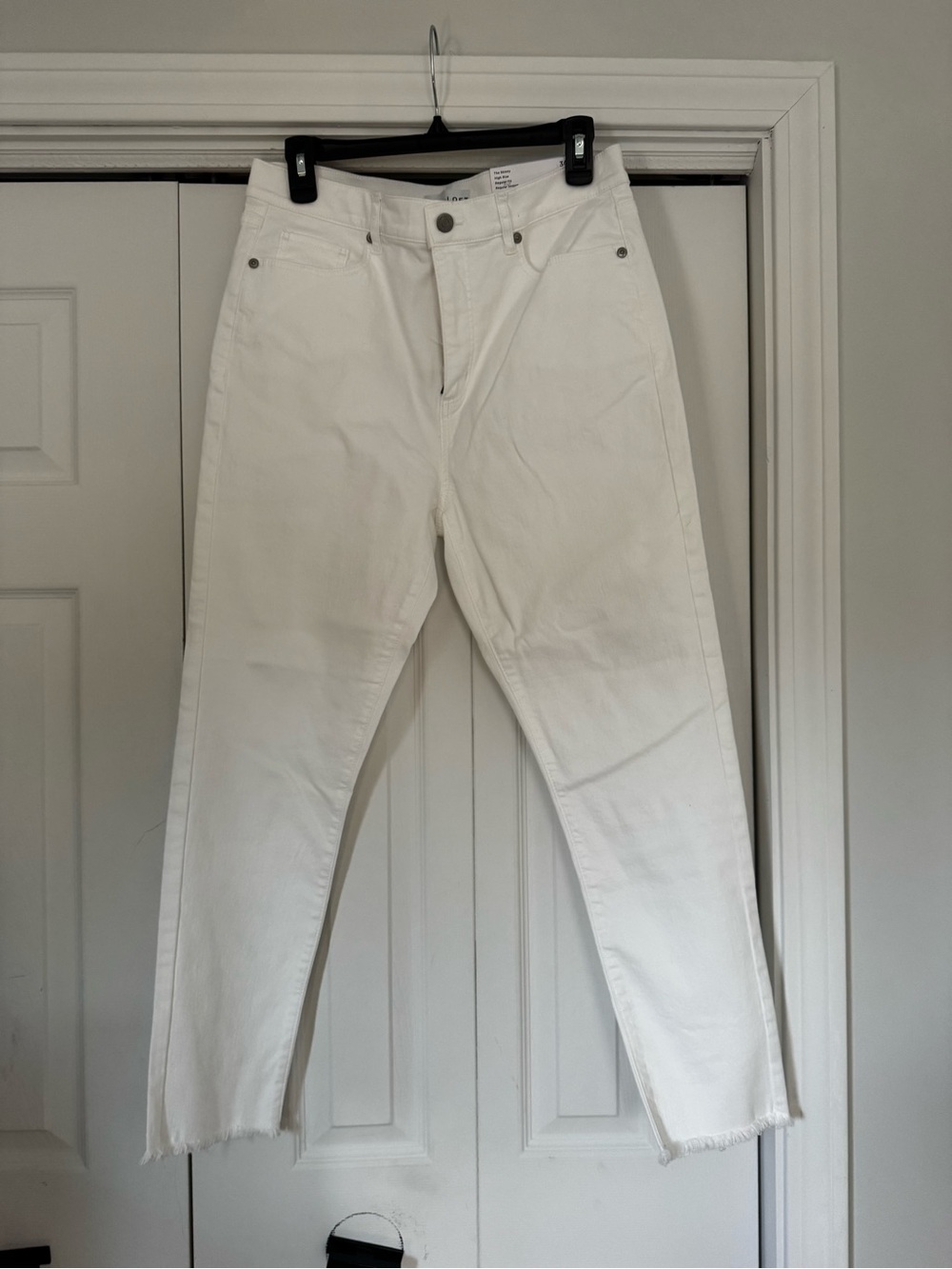 LOFT White Skinny High-Rise Jeans